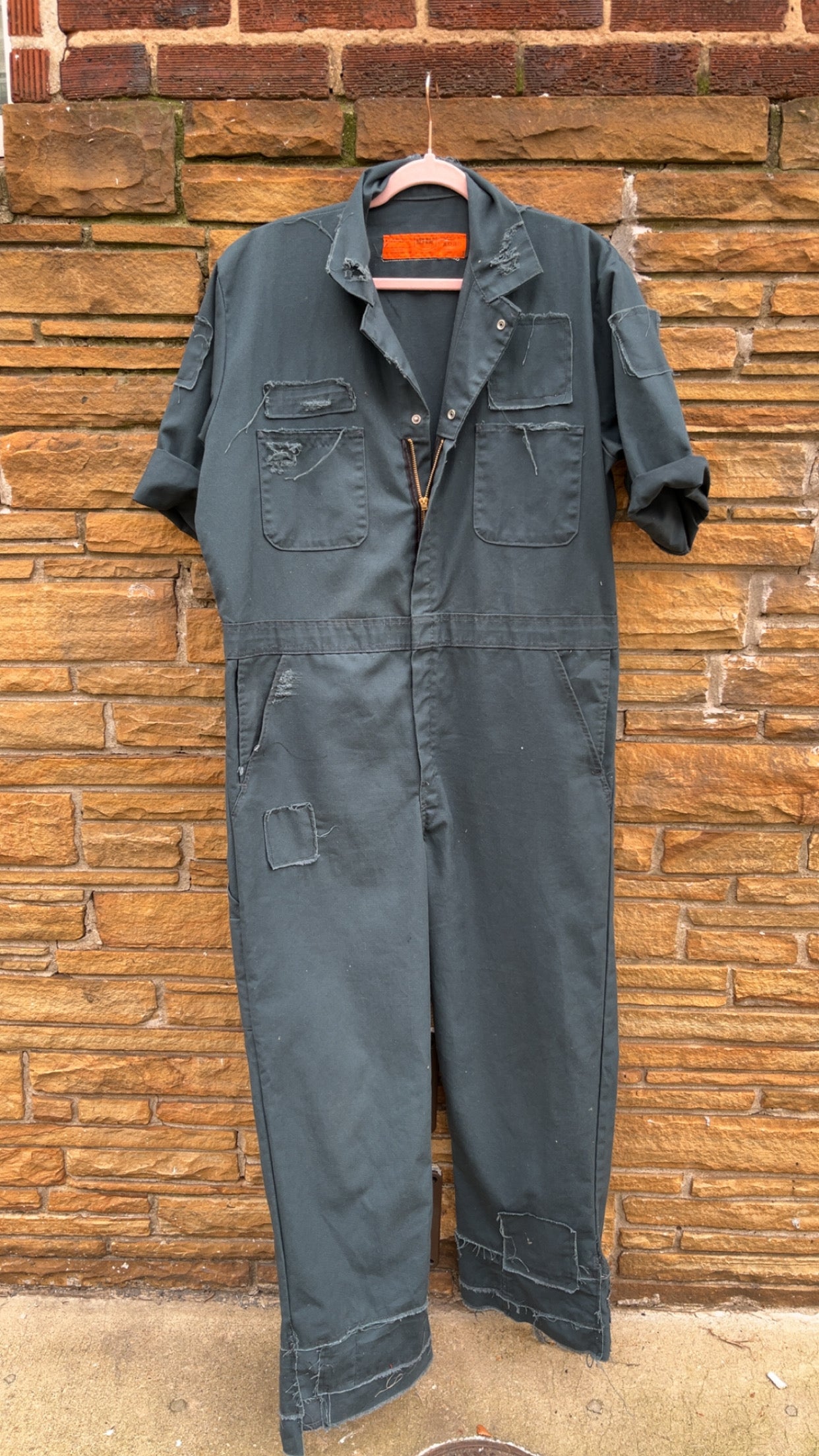 Custom Gray Utility Jumpsuit - The Vault by Sacha