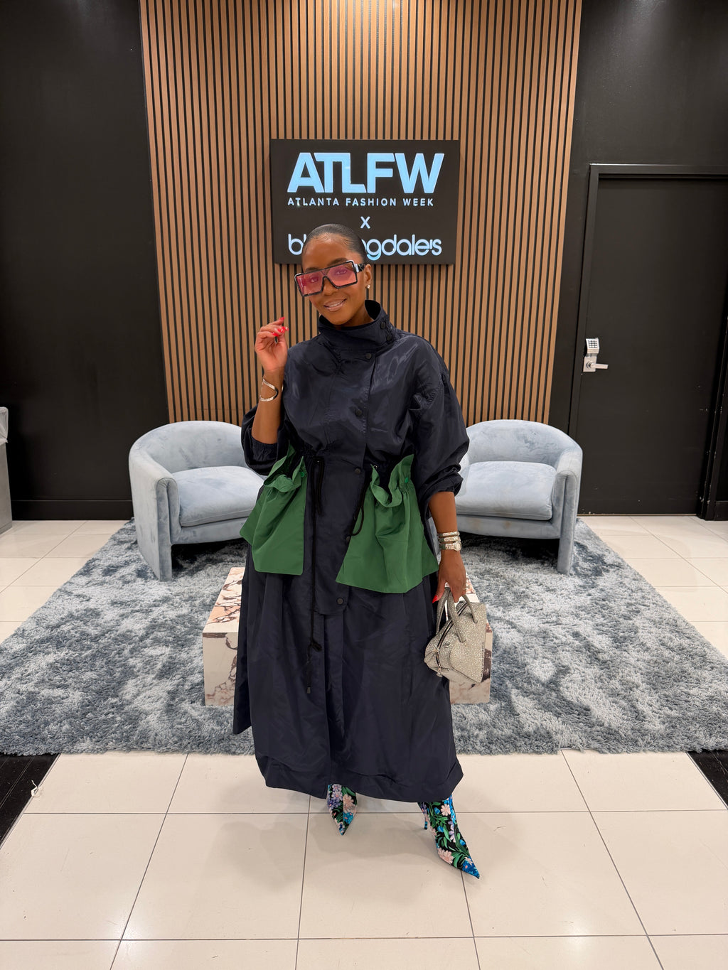 💙Givem em the Blues Maxi Windbreaker 10/20 - The Vault by Sacha