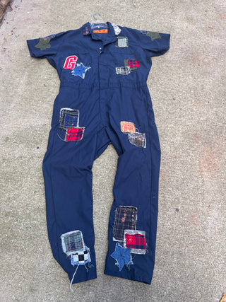 Custom Plaid Patchwork Jumpsuit - The Vault by Sacha