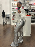 Sequin Flare Pants - The Vault by Sacha