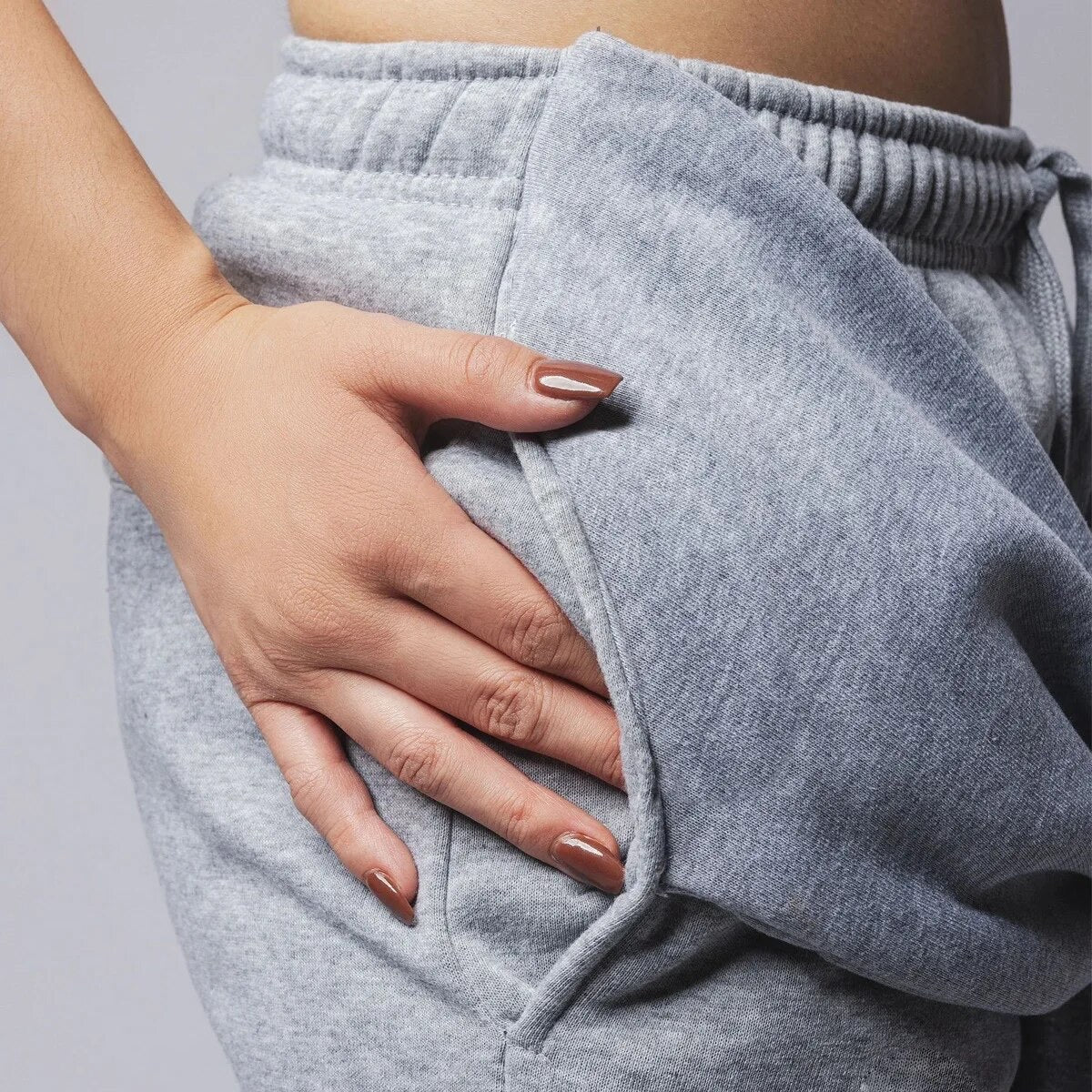 Tie Front Grey Sweatpants - The Vault by Sacha