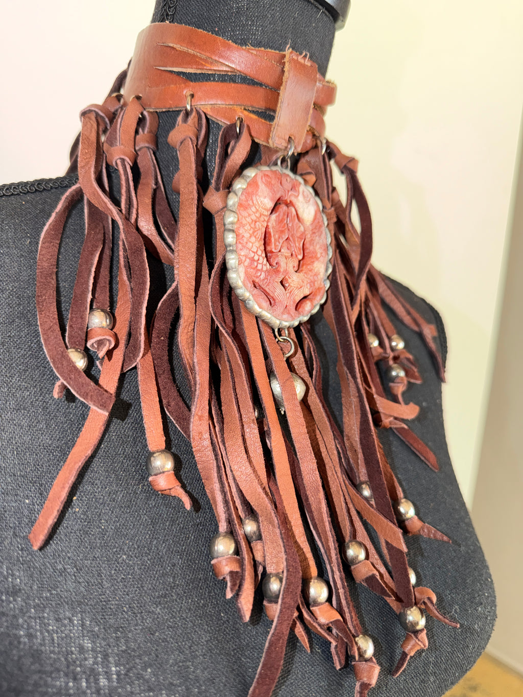 Twin souls fringe Choker