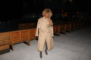 Two piece trench Vest/Jacket set