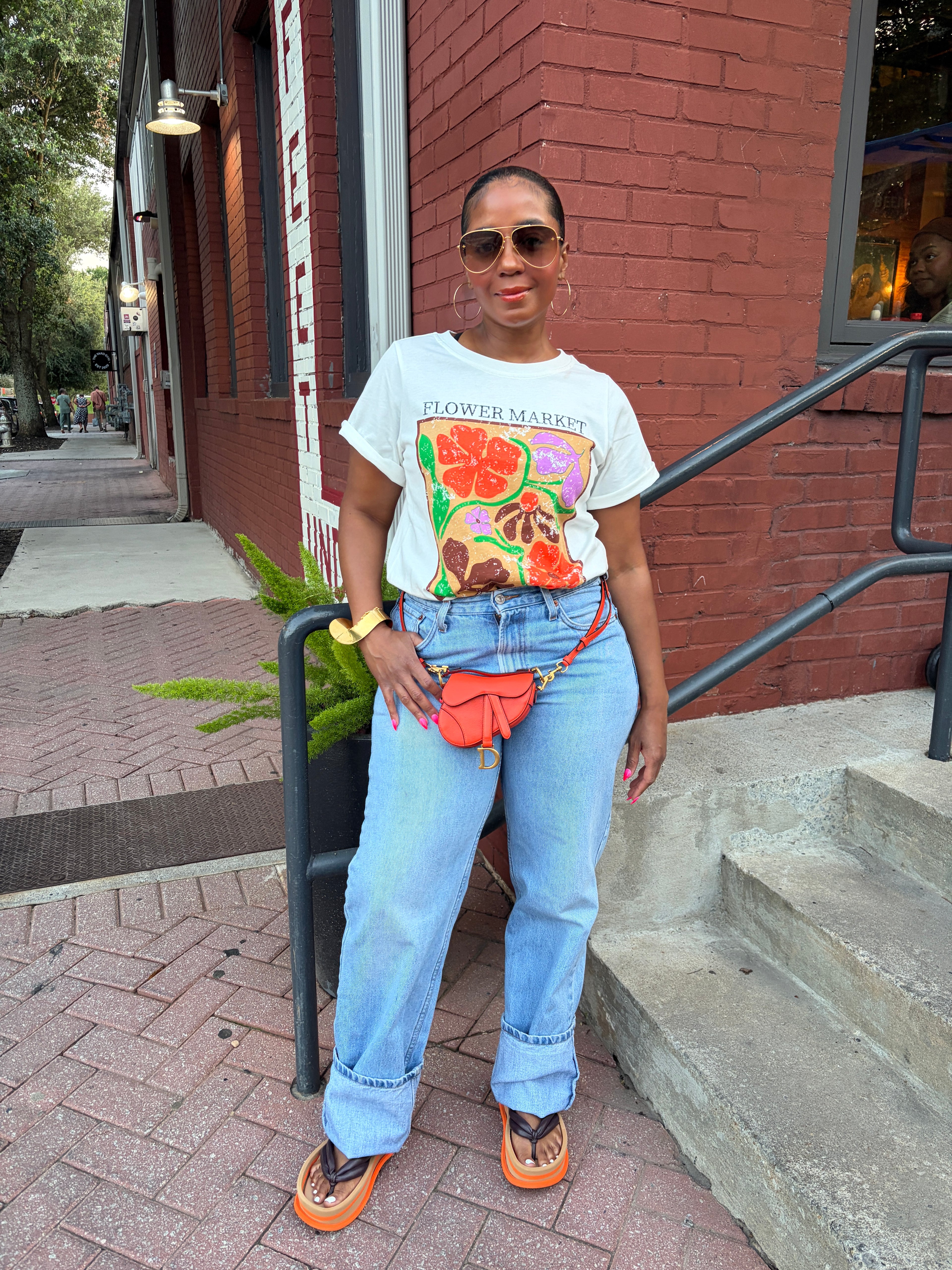Amsterdam Flower Market Tee