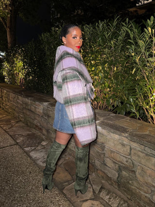Pretty Please Cropped Fur Jacket