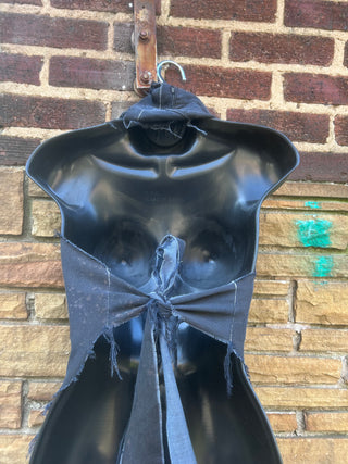 Custom Dye Black Halter