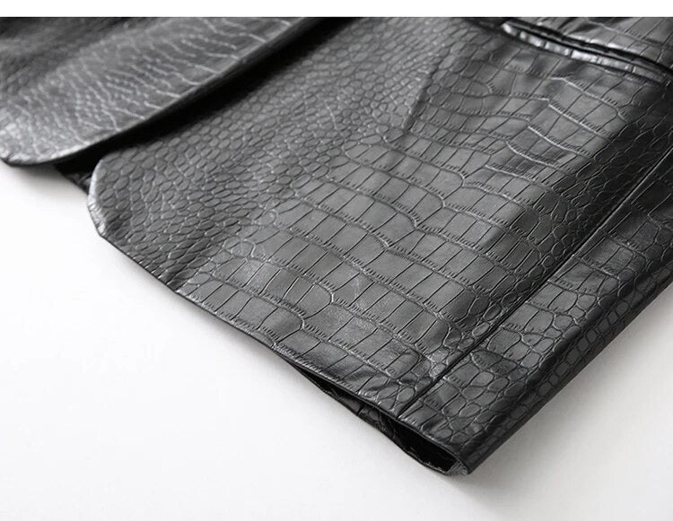Crocodile Print Blazer - The Vault by Sacha