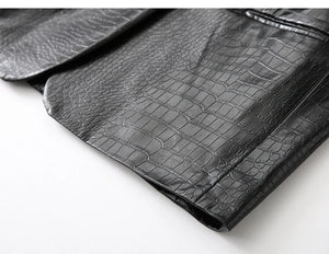 Crocodile print Blazer