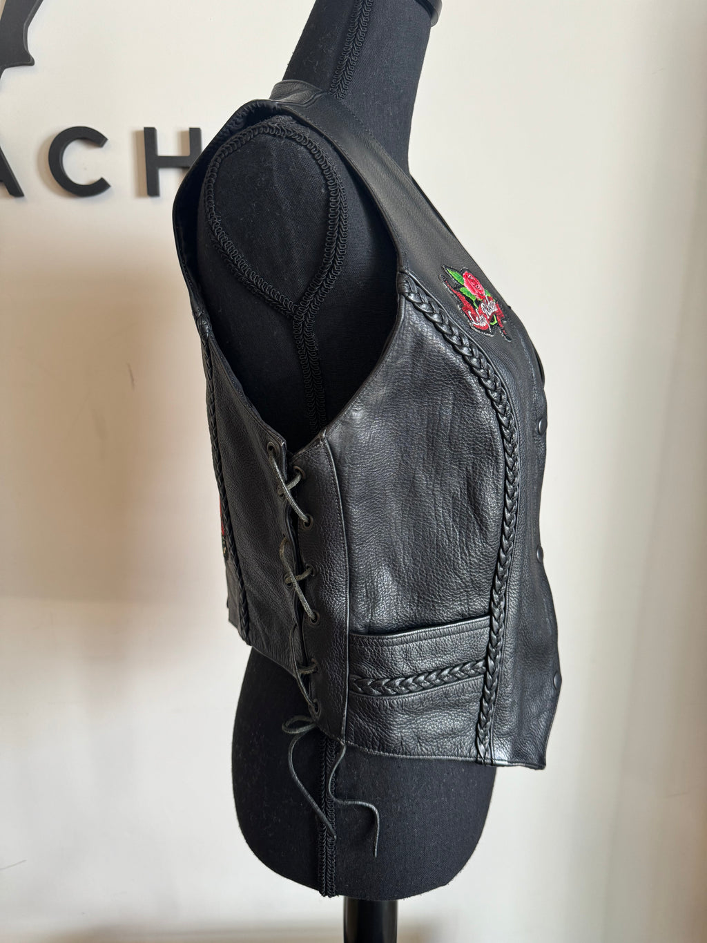 Lady Harley Leather Vest - The Vault by Sacha