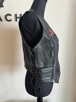 Lady Harley Leather Vest - The Vault by Sacha