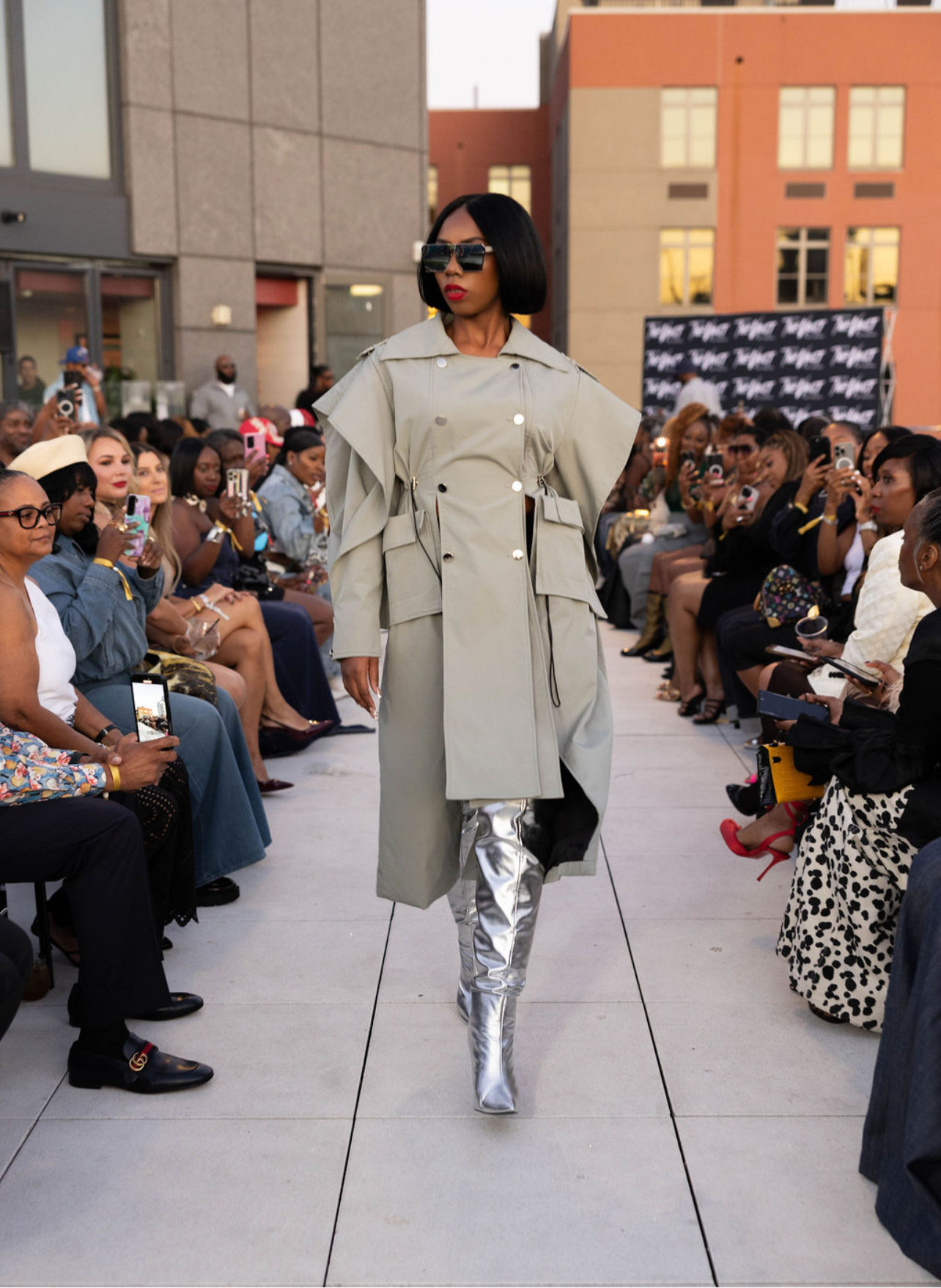 London Fog Split Trench - The Vault by Sacha