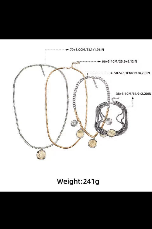 4 Layer Necklace - The Vault by Sacha