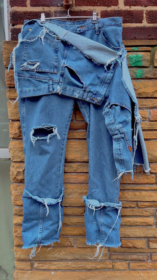 Custom Denim Wrangler Chaps