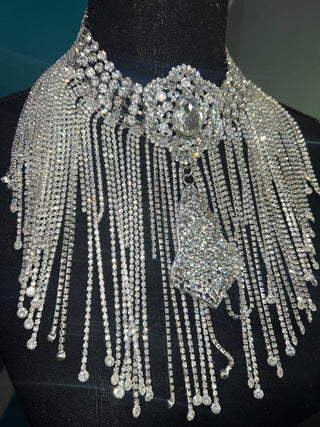 Diamonds Are Forever Fringe Necklace - The Vault by Sacha