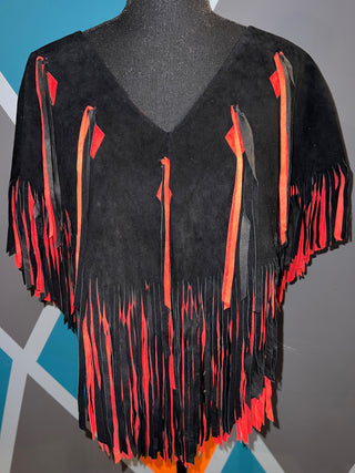 Double The Fringe Poncho