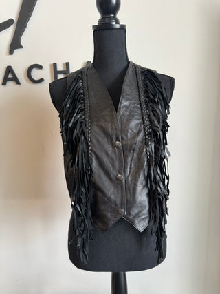 Twist Fringe Vest - The Vault by Sacha