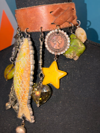 Fish Fringes Handmade Choker