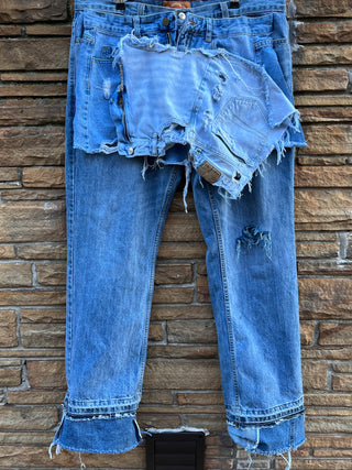 Custom Double Flap Denim