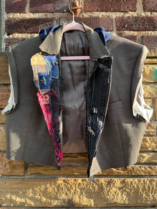 Custom Short Sleeve Crop 8 Blazer