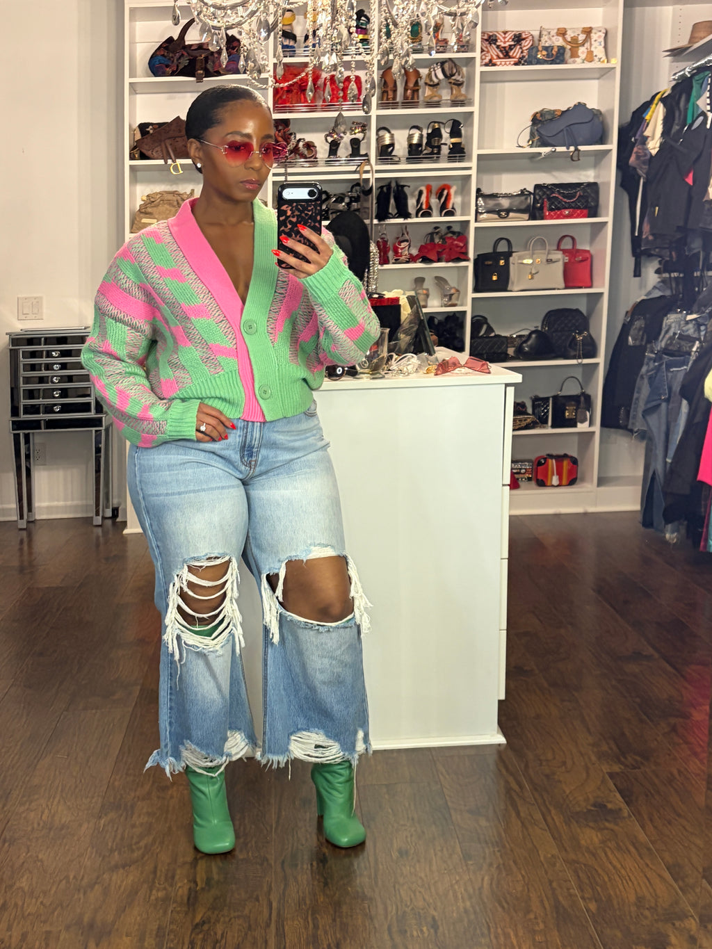Watermelon cardigan - The Vault by Sacha