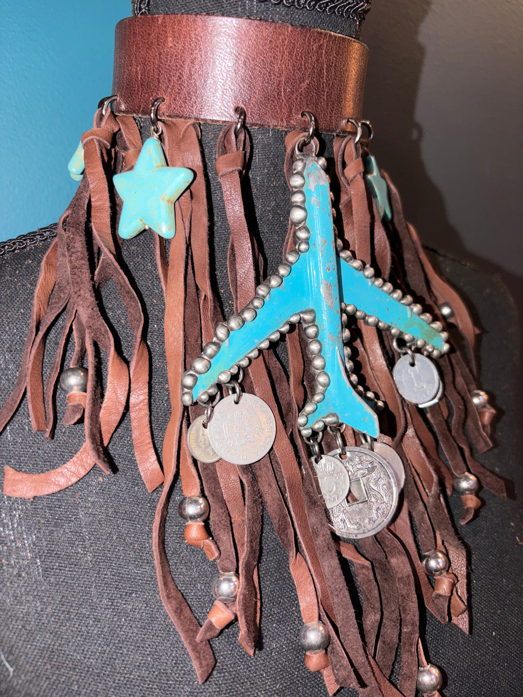 Free Bird Handmade Leather Choker - The Vault by Sacha