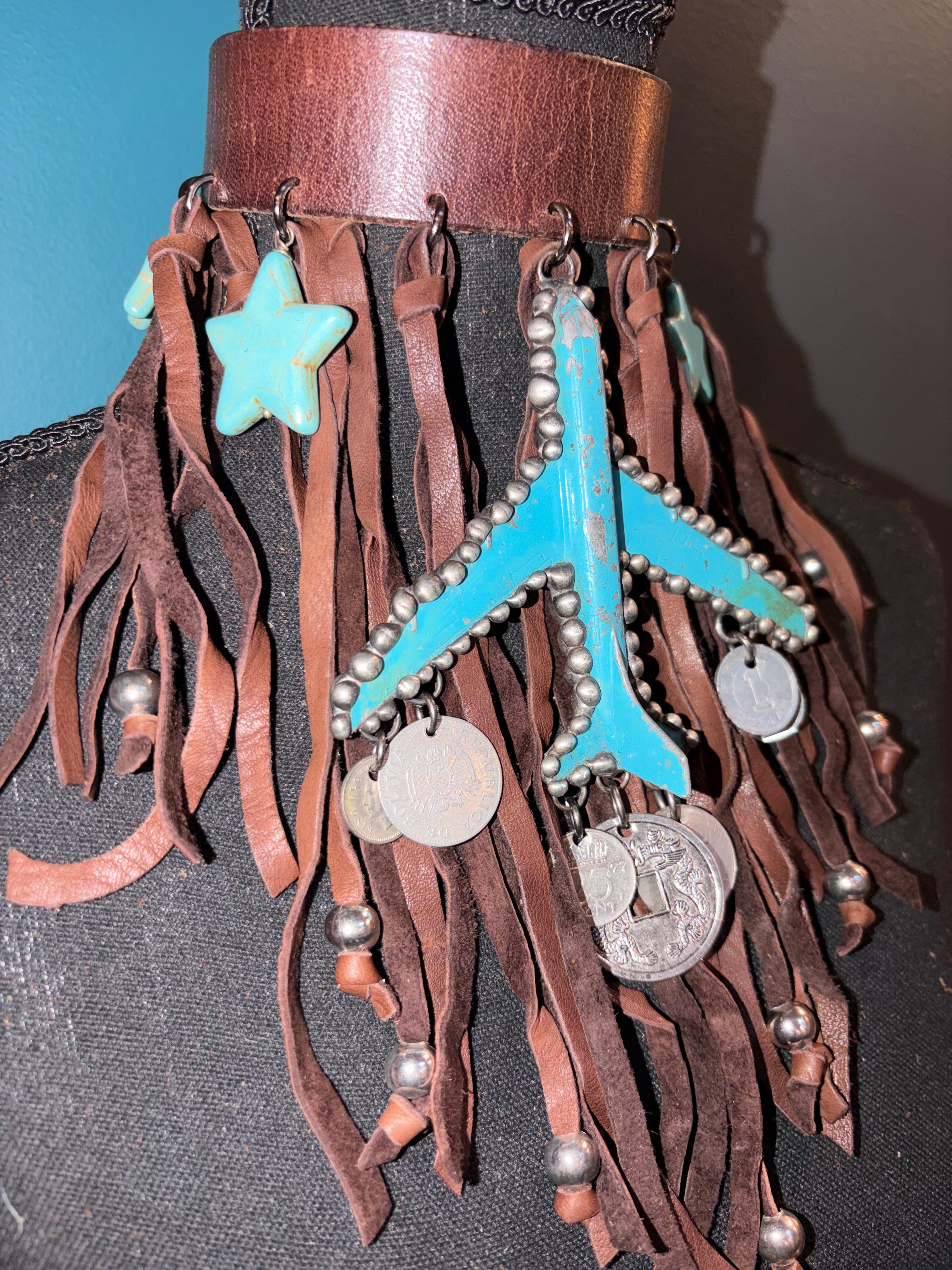 Free Bird Handmade Leather Choker - The Vault by Sacha