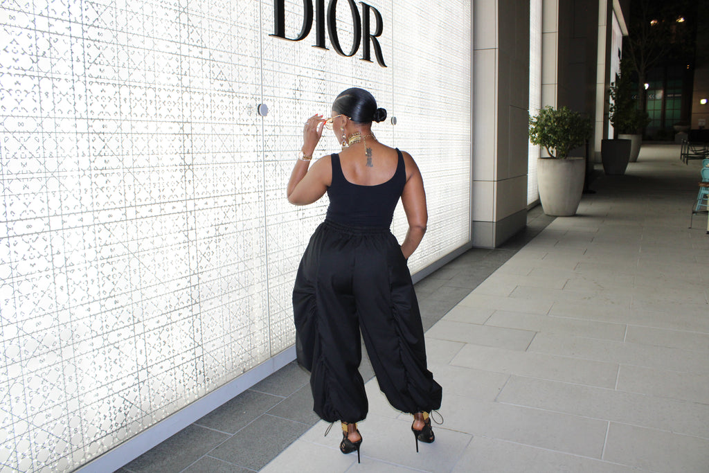 Runched Drawstring Joggers - The Vault by Sacha