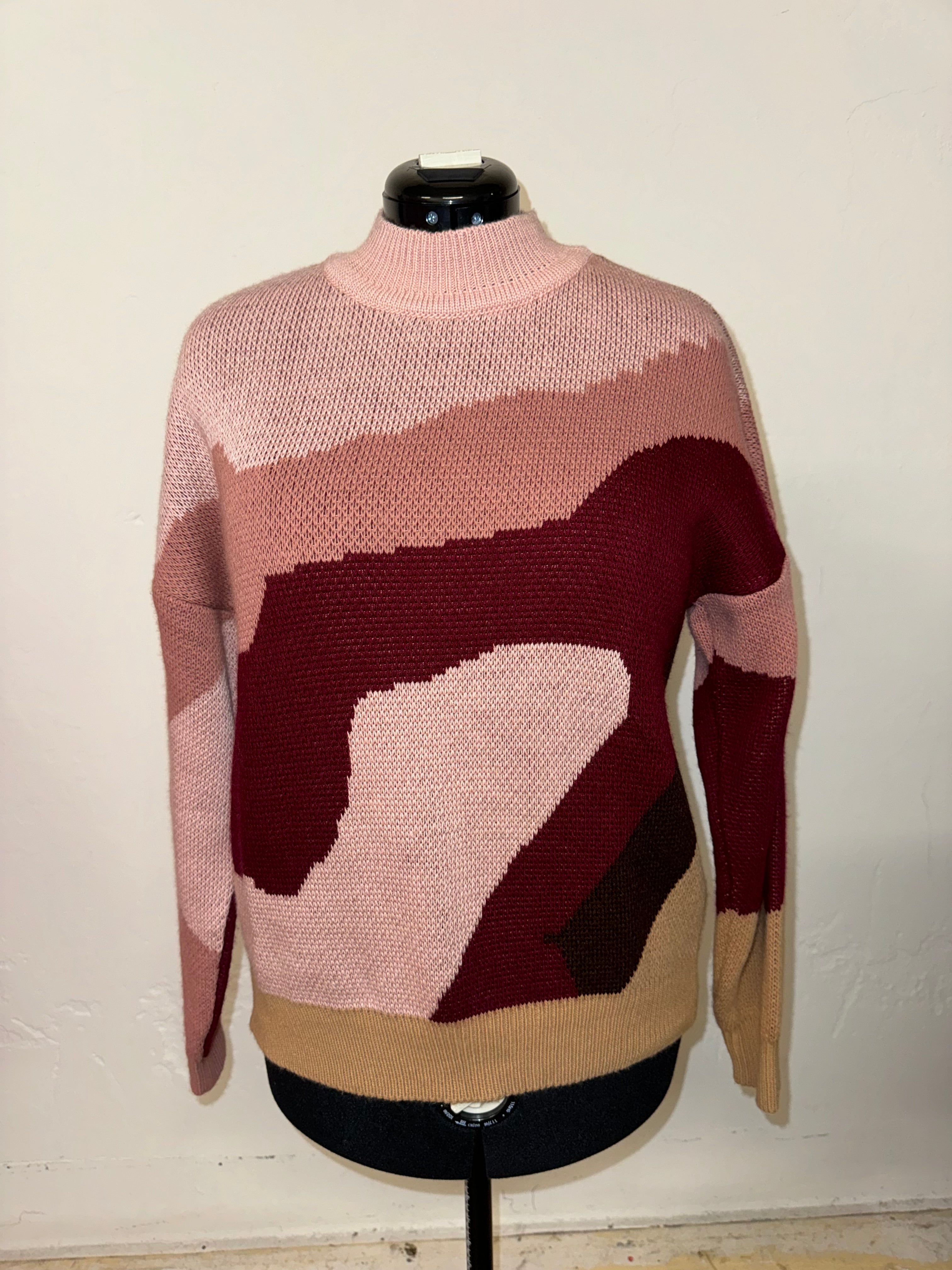 Multi Color Abstract Sweater | FINAL SALE
