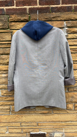 Custom Grommet + Stars Flap Hoodie Blazer