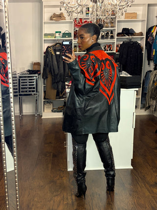 Chrome Hearts Leather & Suede Jacket