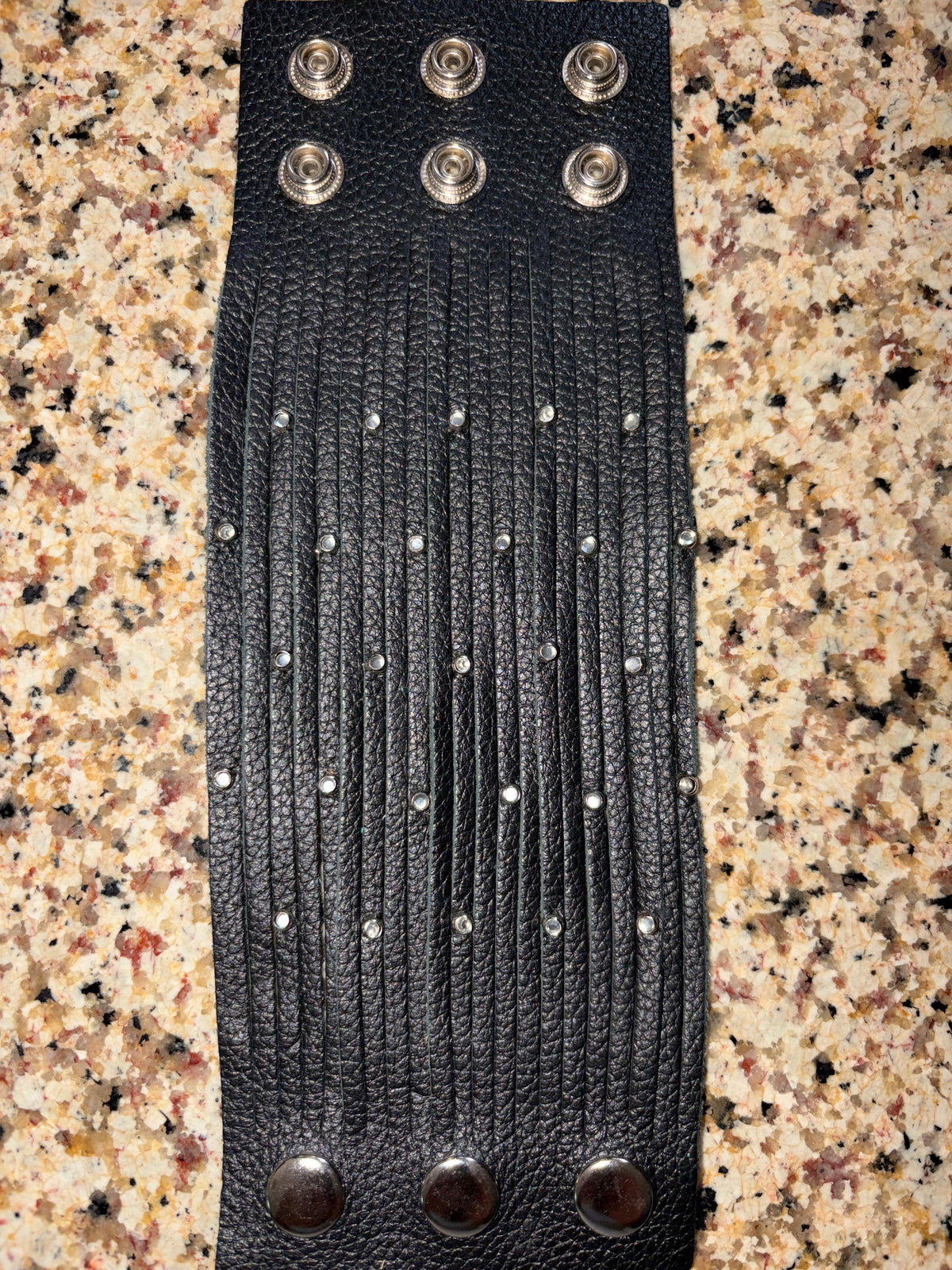 Fringe cuff bracelets