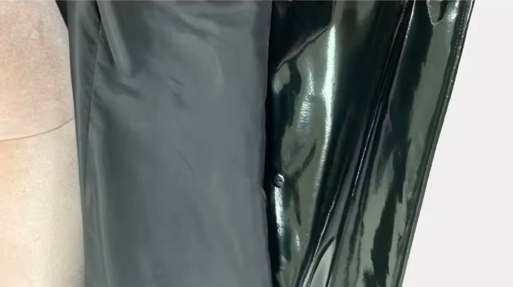 Patent leather Raincoat / Trench coat - The Vault by Sacha