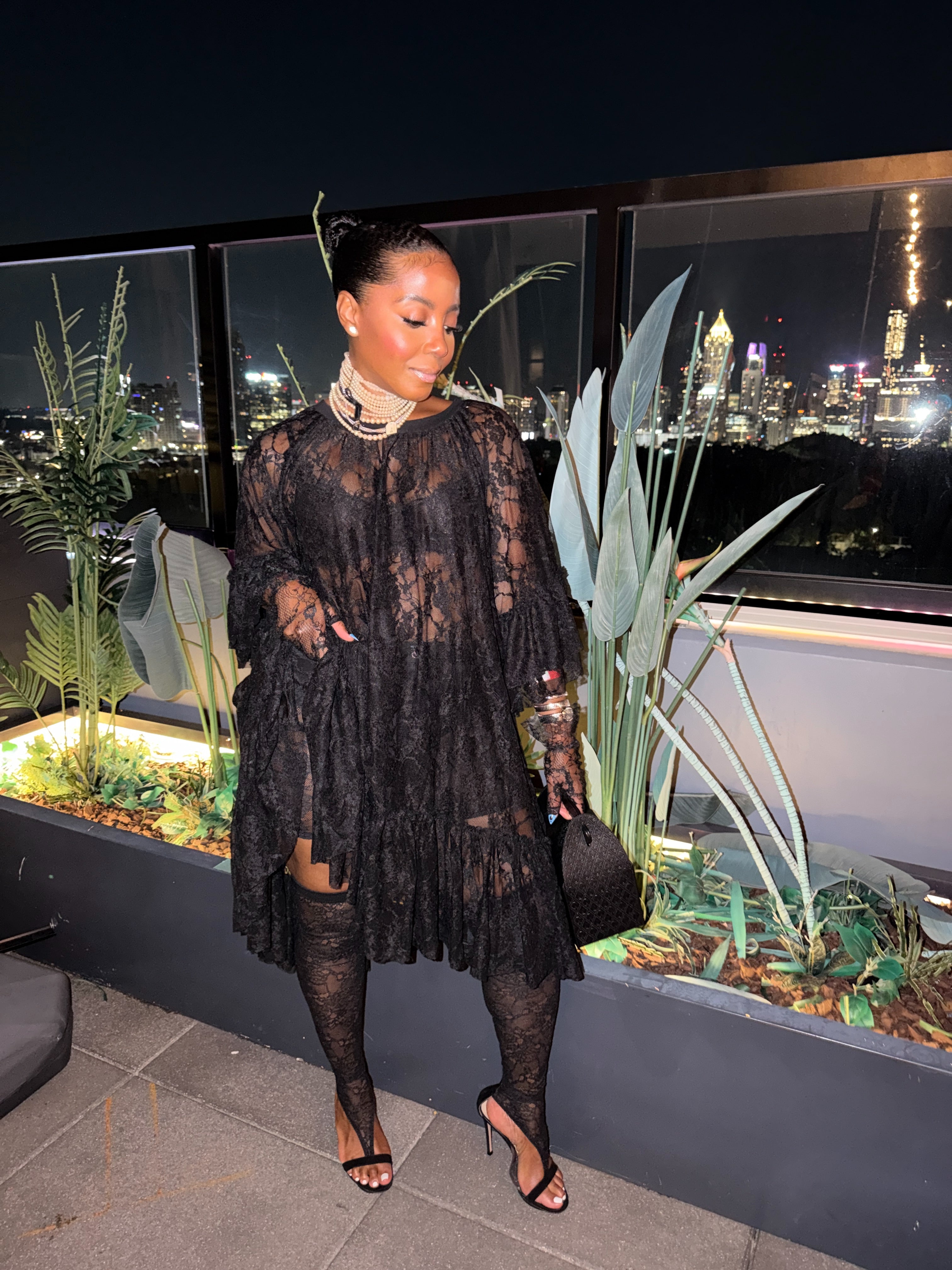 Black Lace Heirloom Dress