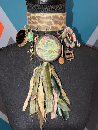 Mary’s Suede Fringe Handmade Choker