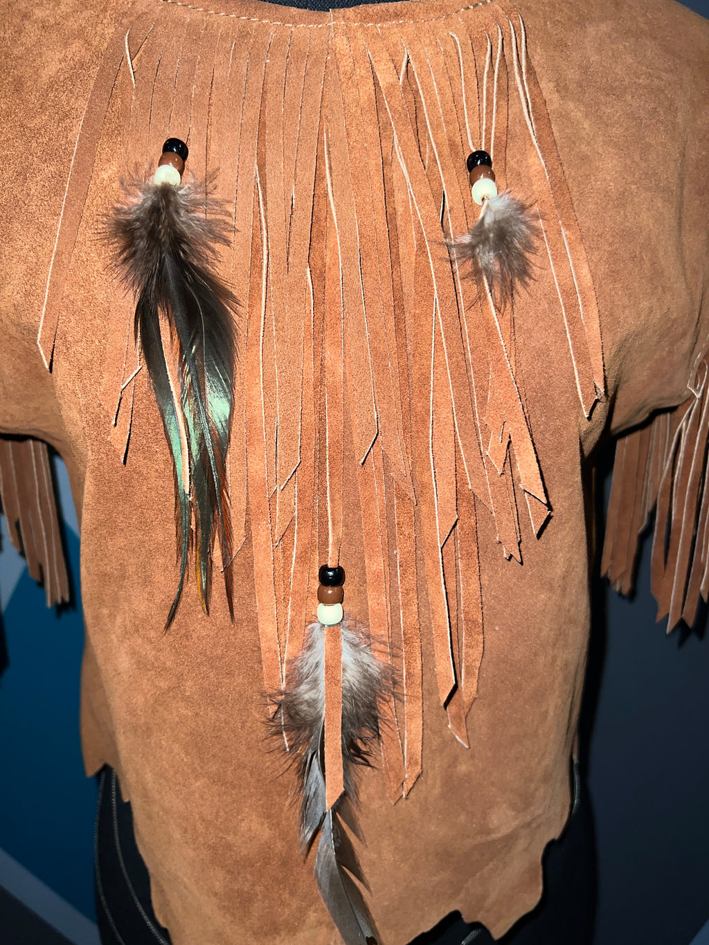 Fringe and feathers top - The Vault by Sacha