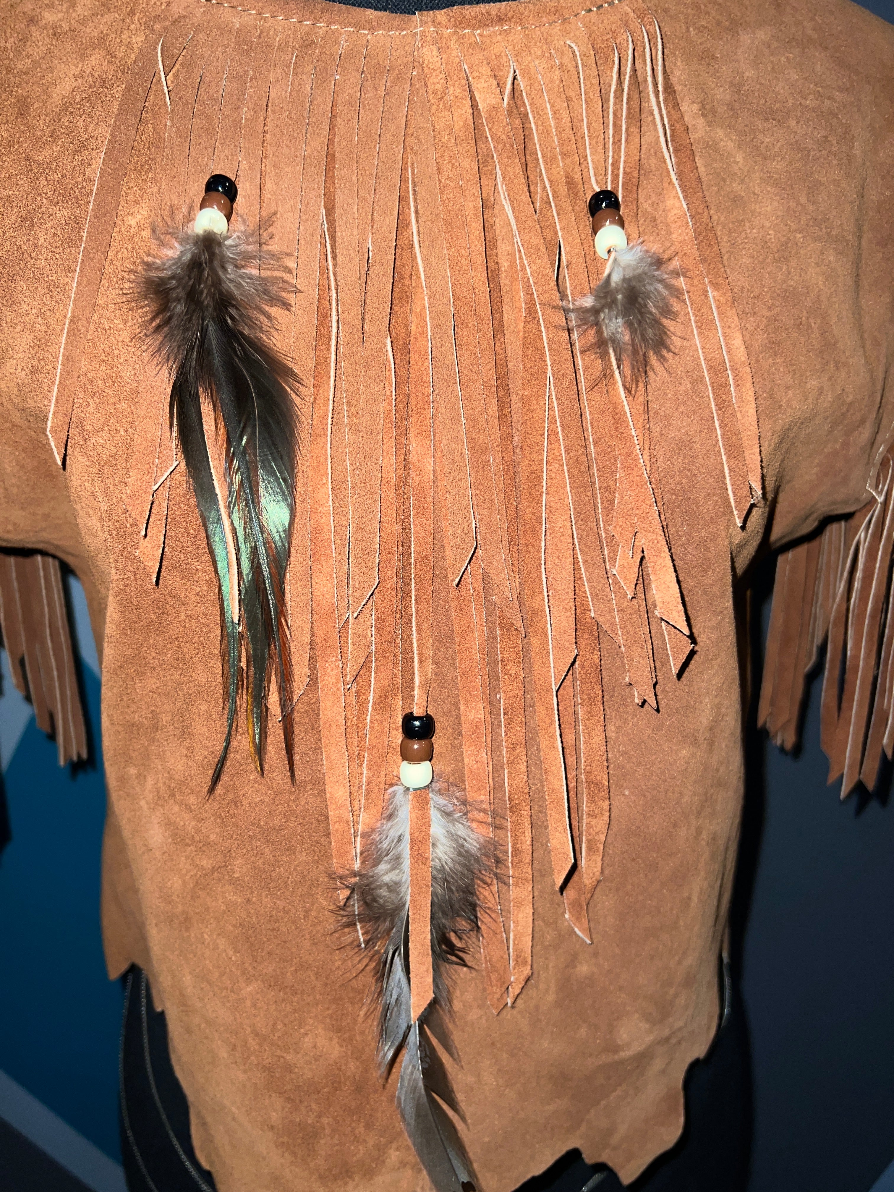 Fringe and feathers top - The Vault by Sacha
