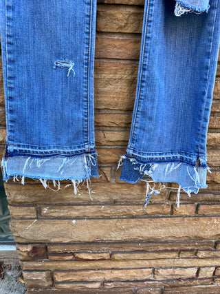 Custom Overlap Patchwork Cuff Denim - The Vault by Sacha