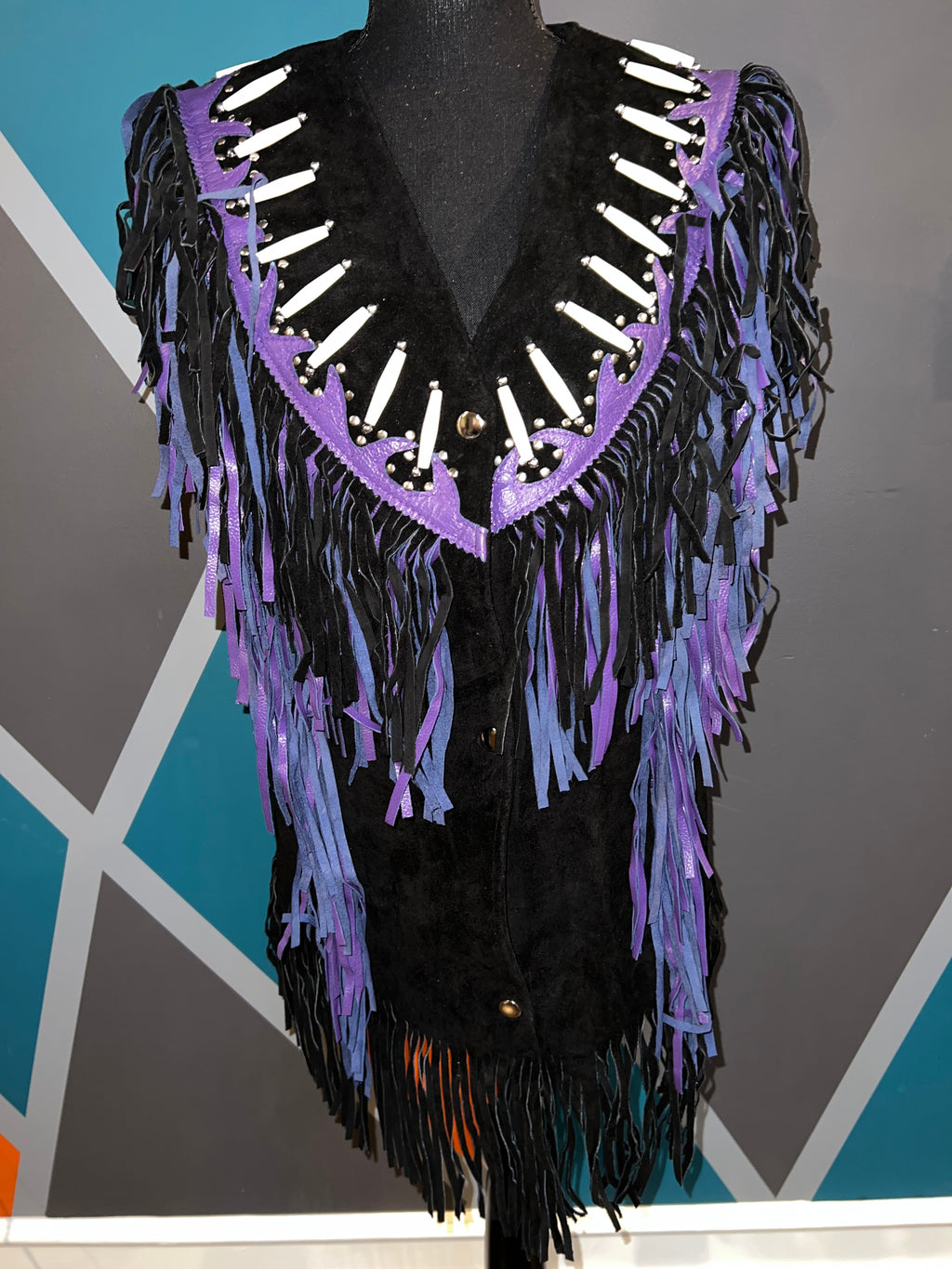 Violet Vixen Fringe Vest Pop - The Vault by Sacha