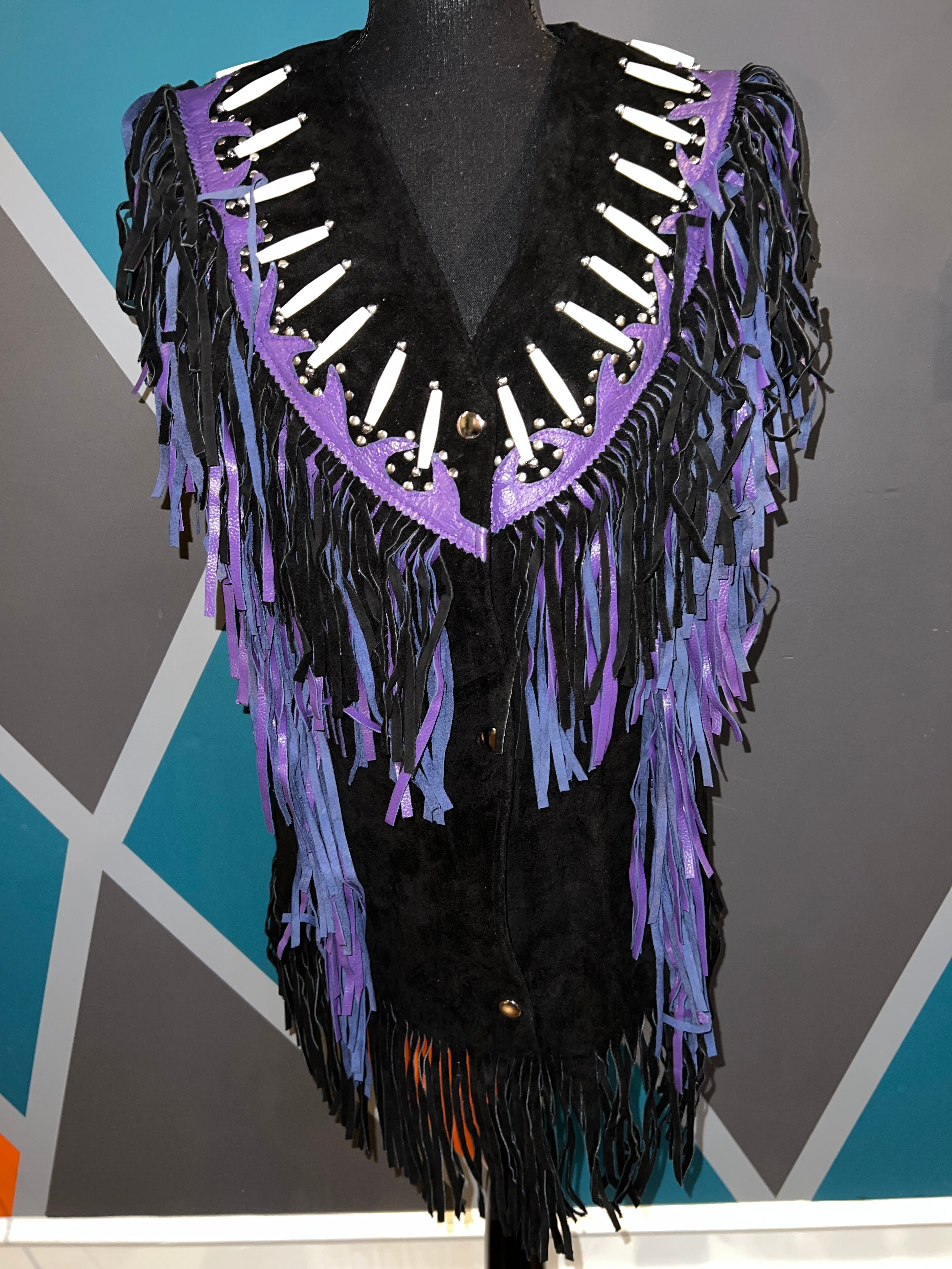 Violet Vixen Fringe Vest Pop - The Vault by Sacha