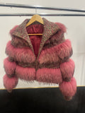 Genuine Fur & Tweed Coat - The Vault by Sacha
