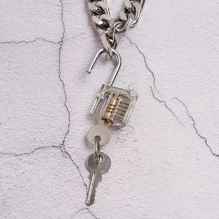 Love on lock chain necklace ships 10/20 - The Vault by Sacha