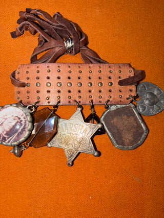 Native Marshal Handmade Leather Bracelet