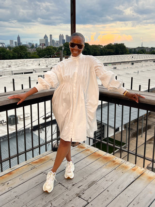 Sky Club Shirt Dress