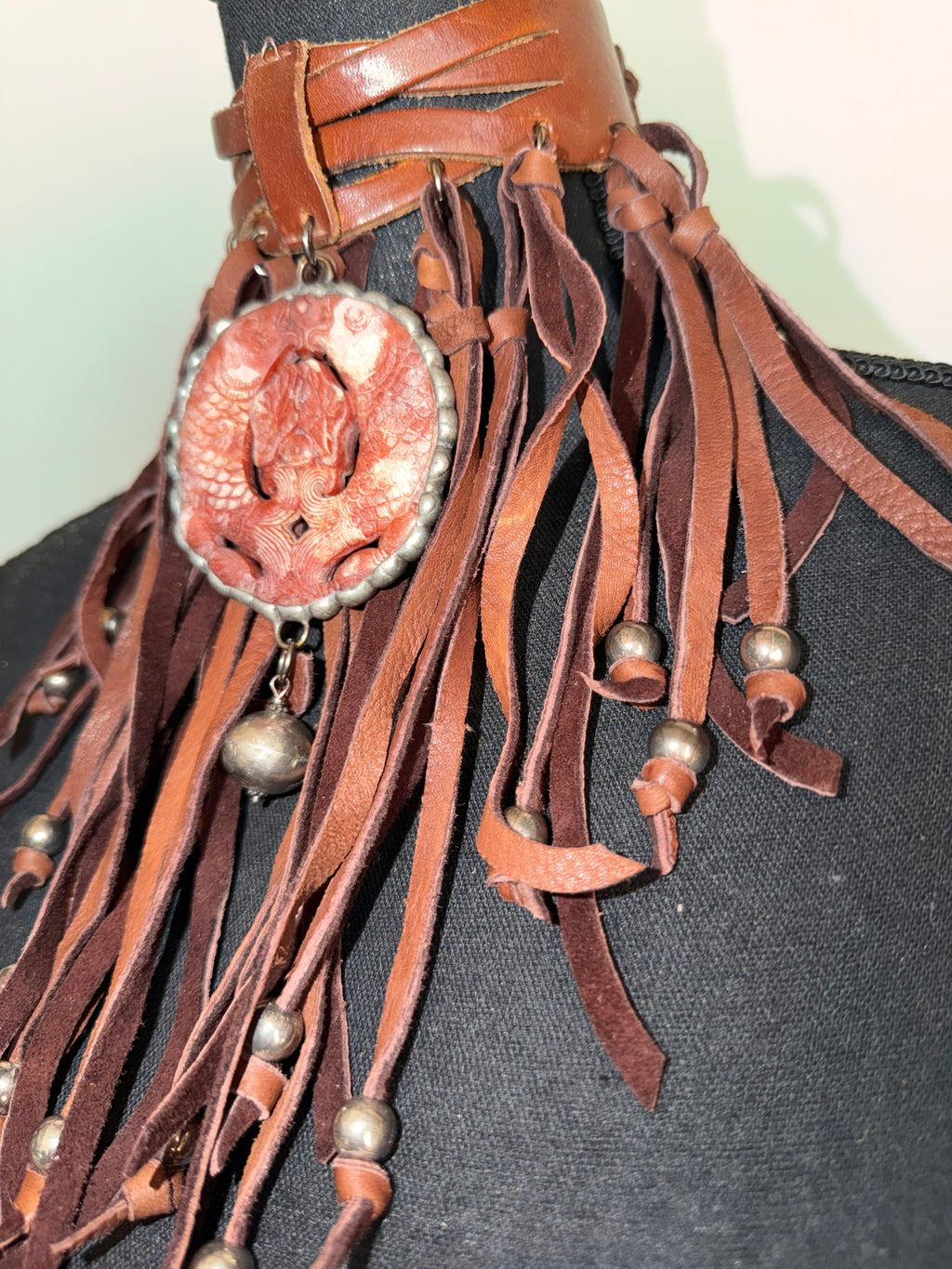 Twin souls fringe Choker