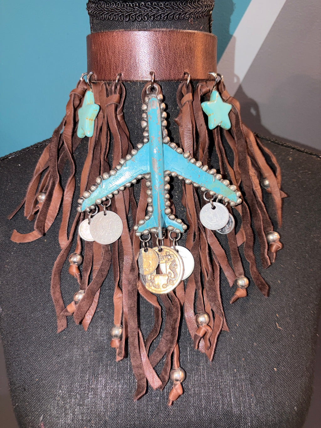 Free Bird Handmade Leather Choker - The Vault by Sacha