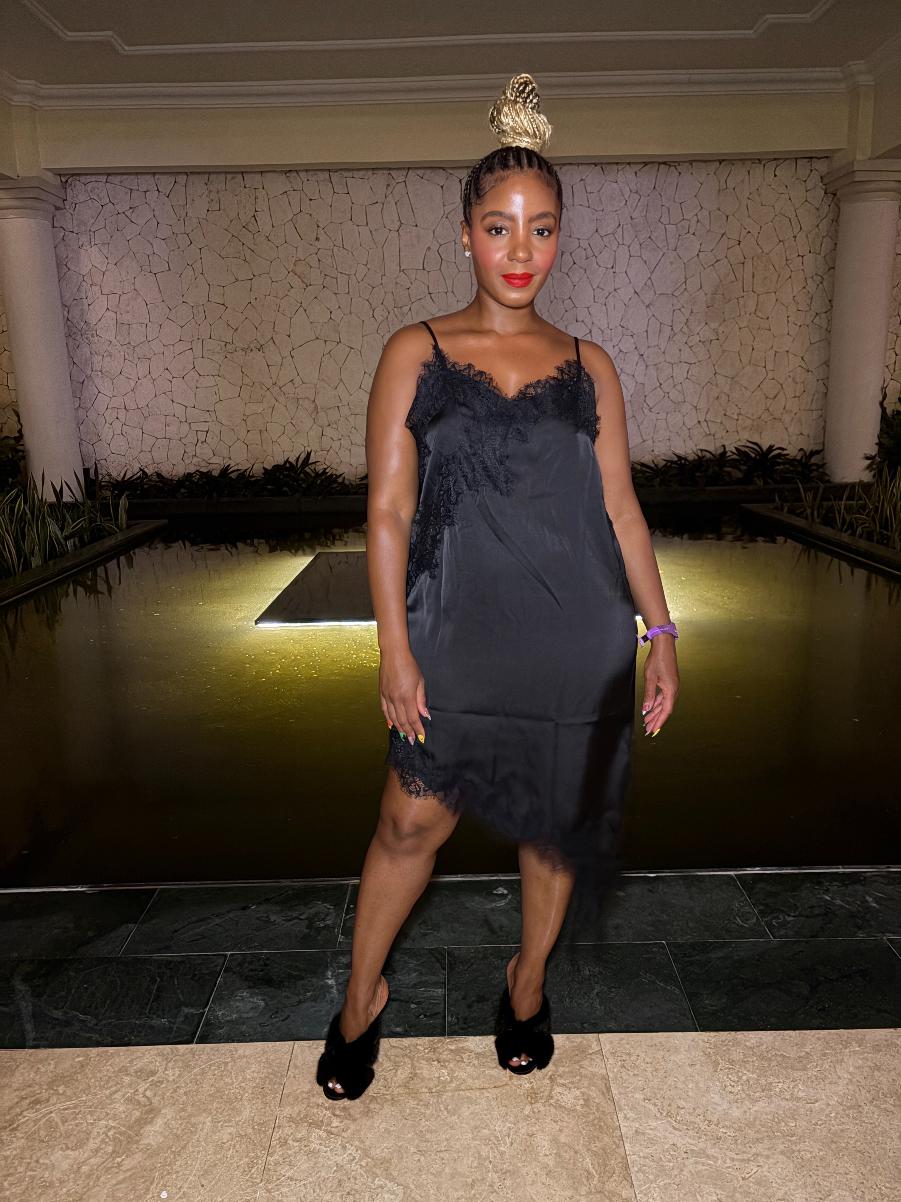 Harlem nights slip dress
