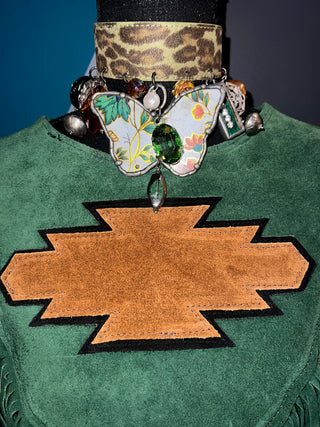 OG Suede Fringe Poncho