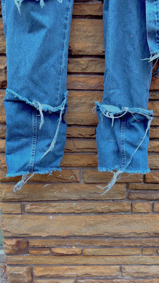 Custom Denim Wrangler Chaps