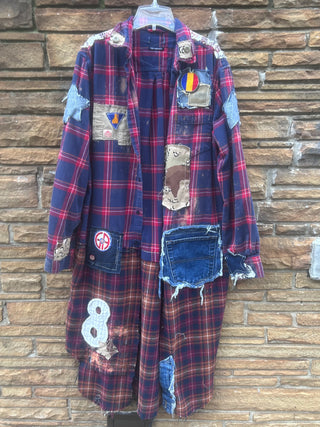 Custom Multi Plaid Performance 8 Duster