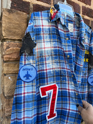 3 Dimension Multi Plaid Duster - The Vault by Sacha